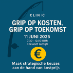 Clinic “Grip op kosten, grip op toekomst” 11 juni 2025